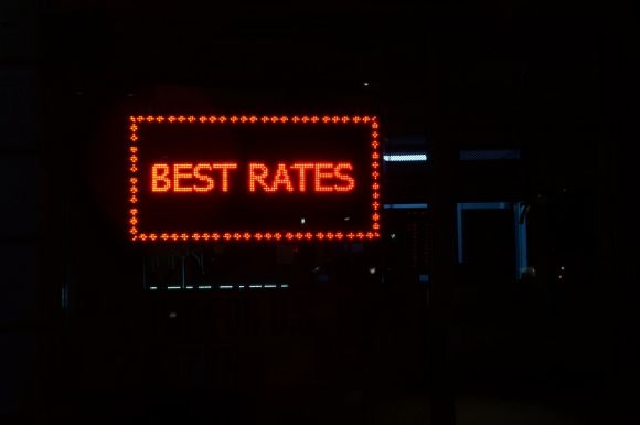 Interest Rates - best rates LED signage